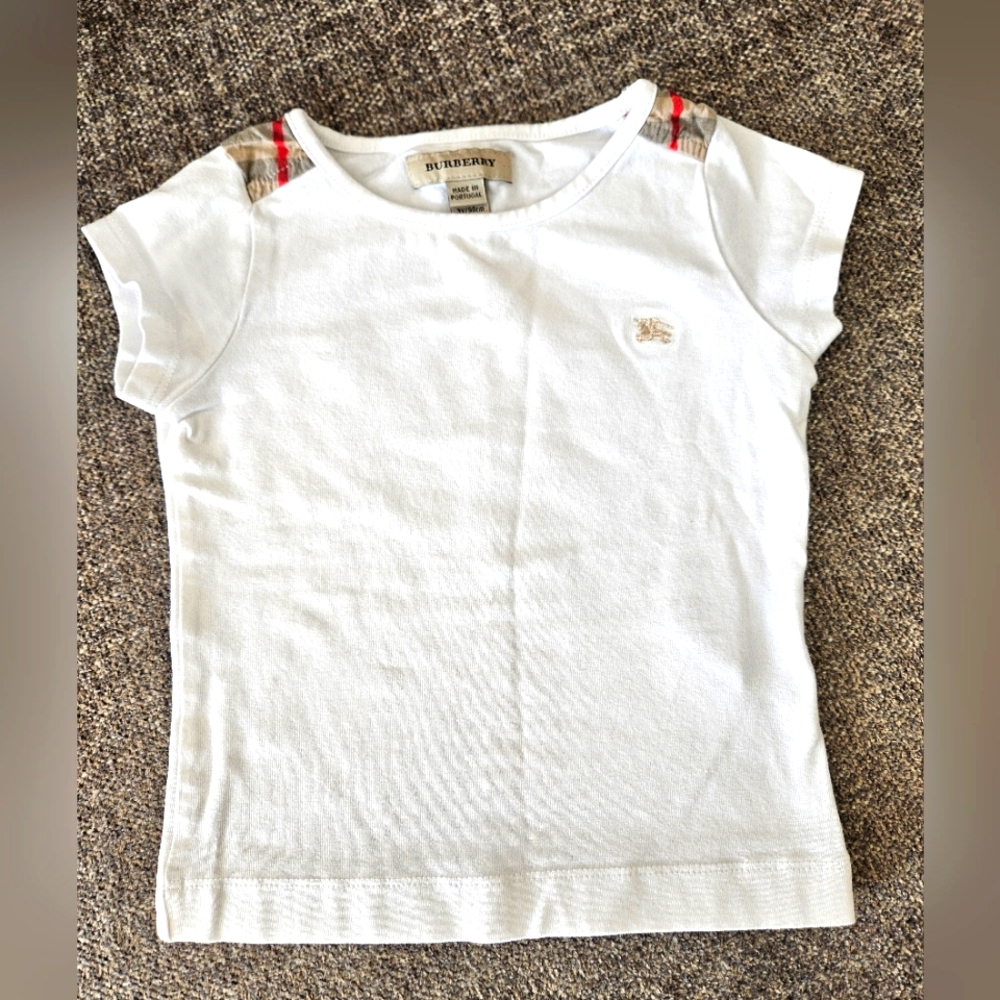 Burberry - White Toddler T-Shirt